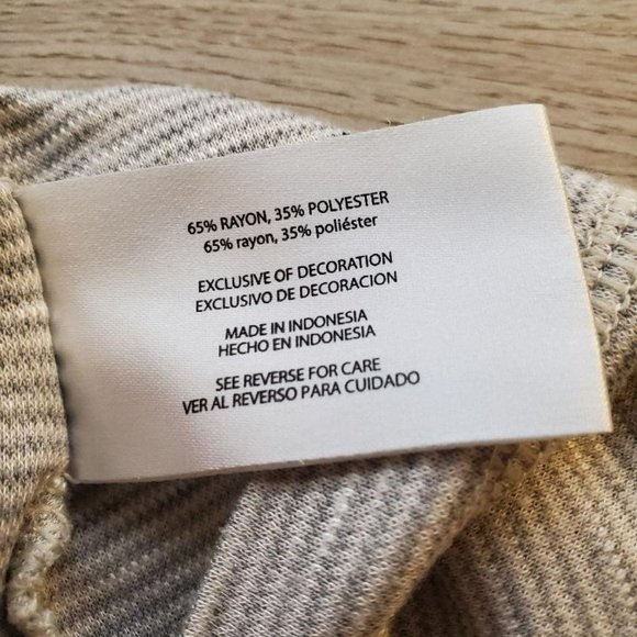 Orvis Classic Collection Shirt Mens M Cream/Gray Stripe Pullover Longsleeve Soft - Picture 8 of 9